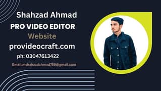 hey i am looking for job i am provideo editor
