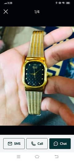 Original Seiko gold plated Watch. Import from Dubai. Working Good. 10/10