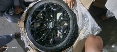 New Mudster alloy wheels with new tires