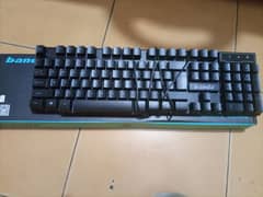 RGB gaming keyboard with mouse + laptop stand