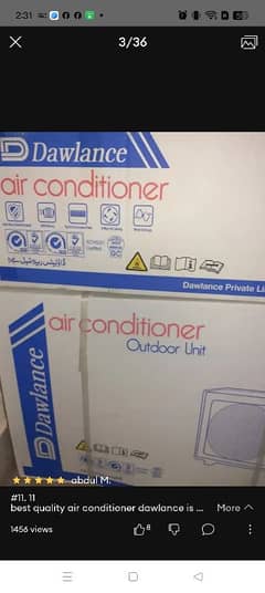 0.75 Ton Dawlance inverter Ac pin packed