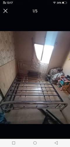 Iron double bed