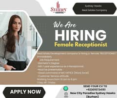 FEMALE RECEPTIONIST