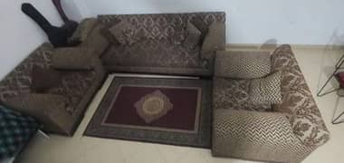 Solid wood sofa