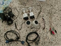 4 CCTV camera setup 2MP with free installation