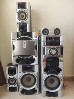 Sony audio /video sound system with woofer