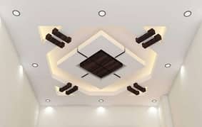 false ceiling/gypsum board ceiling or gypsum board partition
