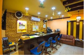 Fully Furnished Office For Rent Area 850 Square Feet Real Pictures In Gulberg 3 Lahore