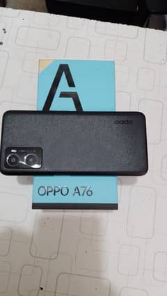 Oppo A76 6/128 box charger saat halka sa glass brack