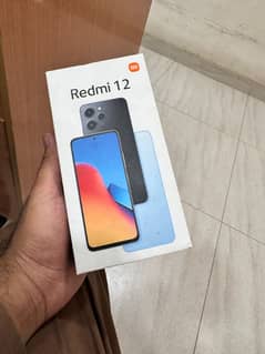 Redmi 12 Phone sale 8/256 + RAM Extendand Balck color