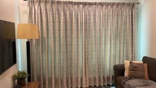 Double Window Curtains set