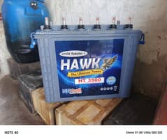 Hawk 3500 new battery