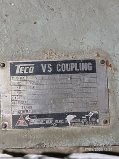 10 HP VS control Motor teco Japan