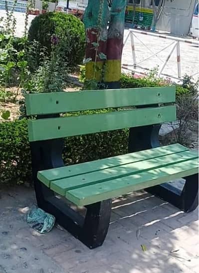 concrete material benches