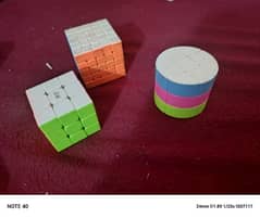 3 Rubix cubes