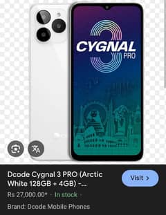 Dcode Mobile 4GB 128GB Box charge warranty urgent sale