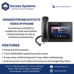 0335-3448413|IP Phones Grandstream 2140 2170 | GXV3275 |GXV3380 WP820