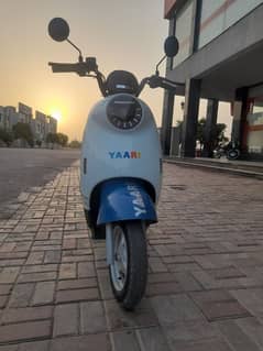 electric scooty bike in best condition in wranty