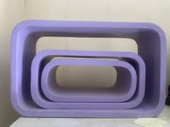 3 home decor hanging shelves