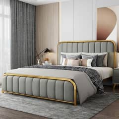 Iron bed / iron bed dressing side table / Double bed /Bed / Furniture