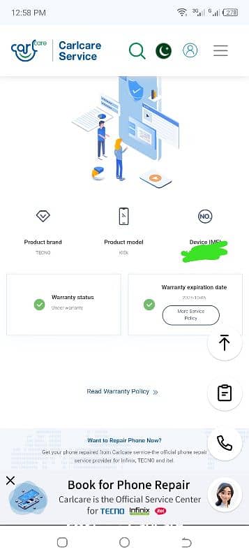 Tecno spark 10c pta aprooved 9