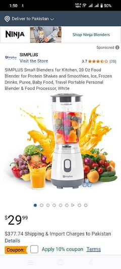 Simplus  juicer new condition not use