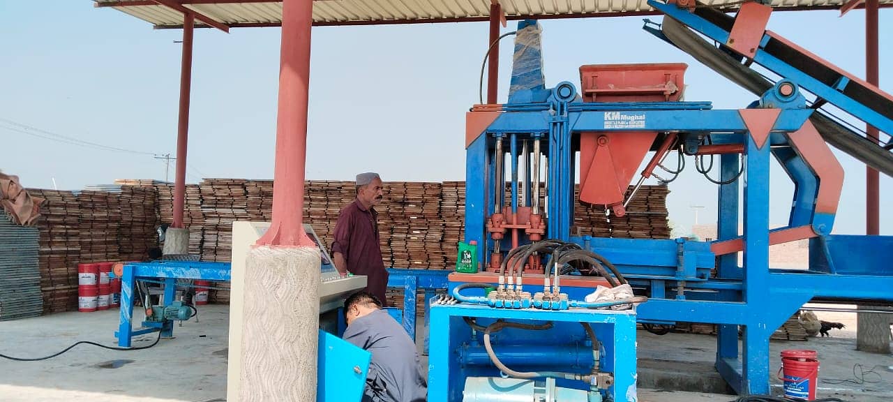 Tuff Tile Making Machine | Cement Block Machine | Building Blocks 10