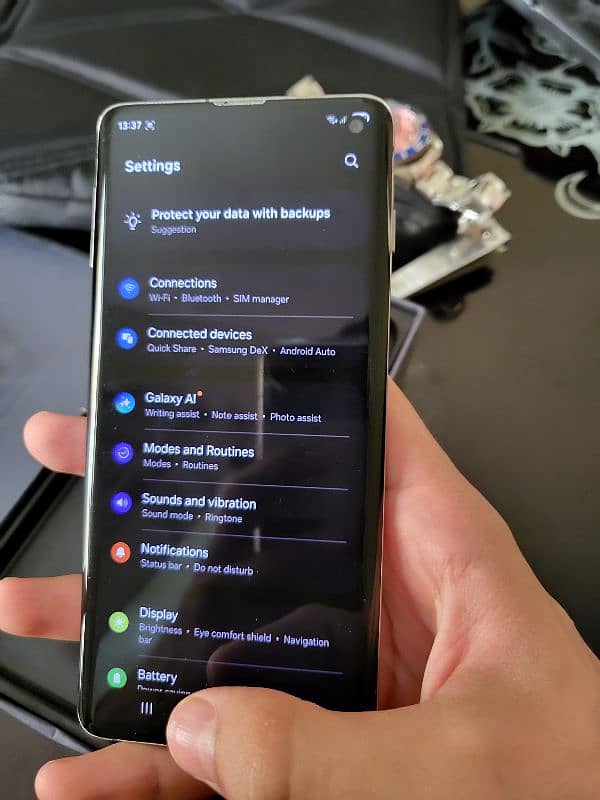 S25 Ultra 512GB Convert from S10 to One Ui 7 Android 15 Galaxy AI 4