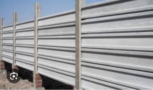 Izhar concrete pillars in okara for boundary wall