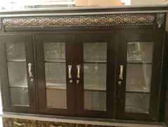 urgent sale showcase,Safe Almari istari stand 2 table