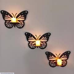 butter flying lamp on wall