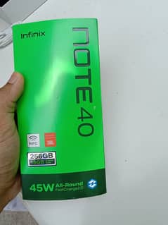 Infinix note 40 8+8gb 256gb