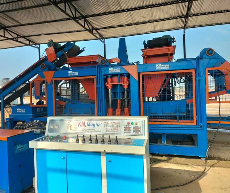 Concrete Block Machine, Paver Block Machine, Tuff tile machine 4
