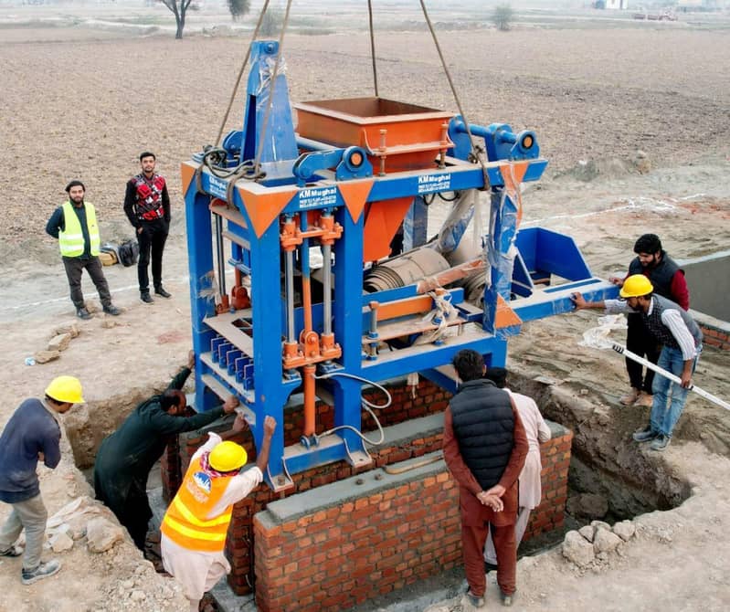 Concrete Block Machine, Paver Block Machine, Tuff tile machine 19
