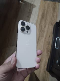 I phone 16 pro, desert. 128gb PTA