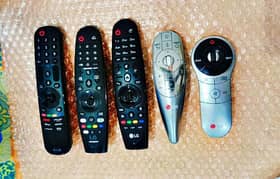 Tcl Haier LG Samsung different branded remotes are avaible