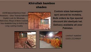 Premium Quality Bamboo Shades – Stylish & Durable
