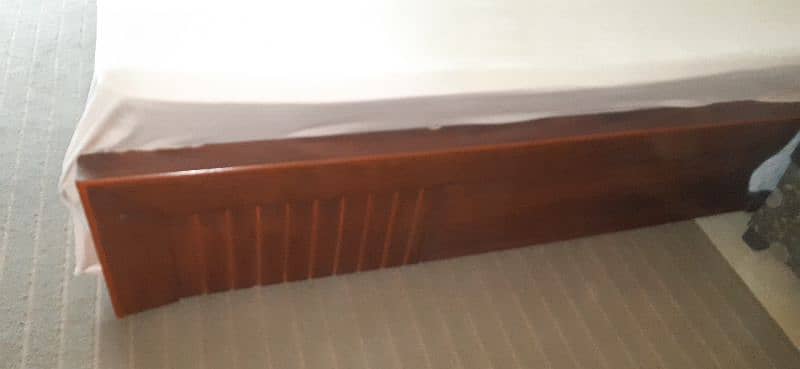 king size double bed with 2 side tables. 2