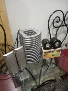 Speakers Two pairs, Cd Stand & head phone