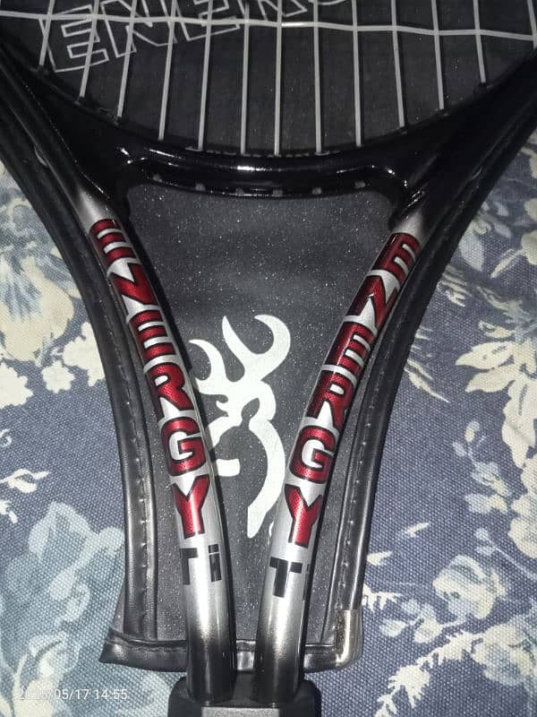 Browning squash racket along with the bag in new condition 0