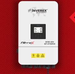 Inverex NitroX 8KW Hybrid Solar Inverter (48V) | MPPT | WiFi | Touch