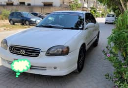 Suzuki Baleno 2005 Model white color outclass condition like new