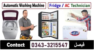 Fridge Repair Water Dispenser AC Gas Service Automatic Washing Machine