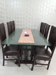 Dining table with 6 chairs