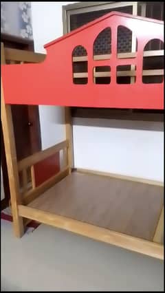 Bunk bed for kids with 3 sleeping space