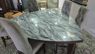 Dinning table with 6 chairs