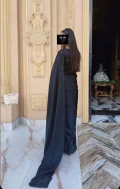 black saree