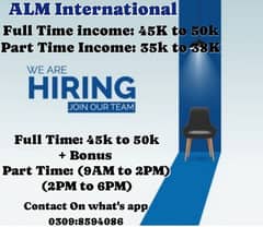 We are Hiring Staff for Office Management and Product Selling