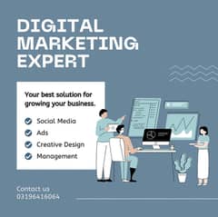 Digital marketer i do full time job for you and grow your business