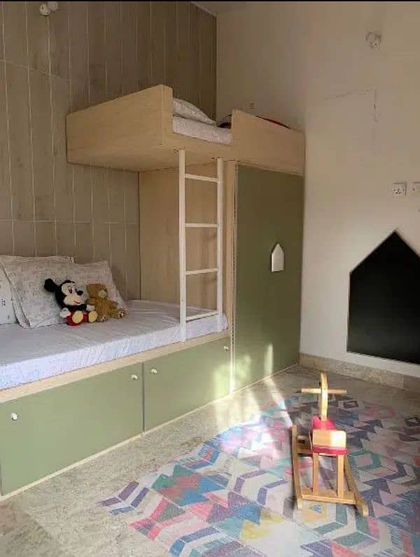 Bunk bed with wardrobe 0